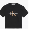 t shirt calvin klein donna j20j218852 nero/oro