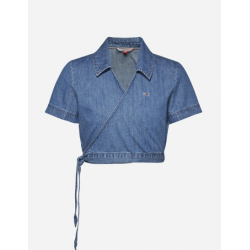 camicia TOMMY HILFIGER CHAMBRAY CROSSED W