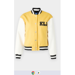 Karl Lagerfeld college donna BASEBALL JACKET