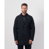 Cappotto uomo nero Yes Zee con gilet interno