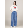 maglia a punta tommy hilfiger donna ancient white