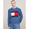 tommy hilfiger uomo Pullover mélange con lana e distintivo