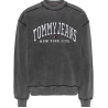 Felpa tommy hilfiger uomo carbone black