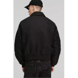 Karl Lagerfeld uomo KLJ BOMBER IMBOTTITO nero