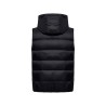 RICHMOND PADDED GILET con cappuccio JACKET  BLACK