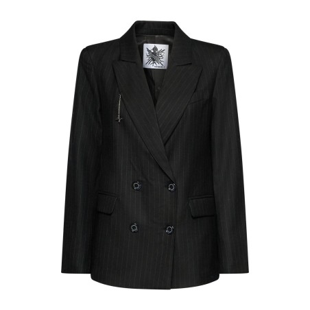 GIACCA DONNA RICHMOND GESSATO NERO/BIANCO