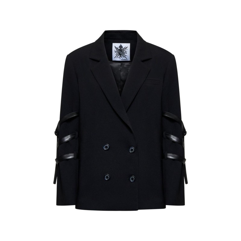 GIACCA DONNA RICHMOND CON FINITURE IN PELLE