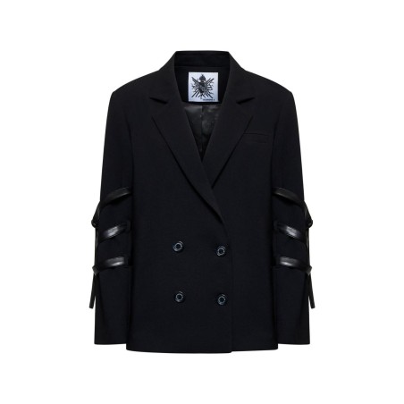 GIACCA DONNA RICHMOND CON FINITURE IN PELLE