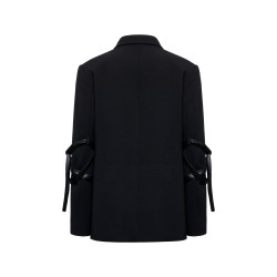 GIACCA DONNA RICHMOND CON FINITURE IN PELLE