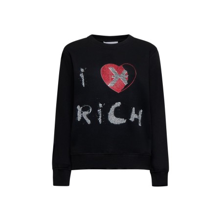 Felpa donna Richmond UWA25284FE nero