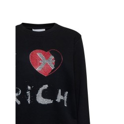 Felpa donna Richmond UWA25284FE nero