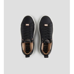Sneaker Alexander Smith Stone Donna in nero e dettagli in laminato nero