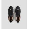 Sneaker Alexander Smith Stone Donna in nero e dettagli in laminato nero