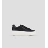 Sneaker Alexander Smith Stone Donna in nero e dettagli in laminato nero