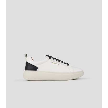 Sneaker Alexander Stone Uomo in bianco e tallone nero7010WBK/06