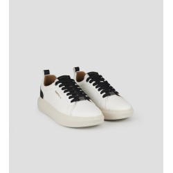 Sneaker Alexander Stone Uomo in bianco e tallone nero7010WBK/06