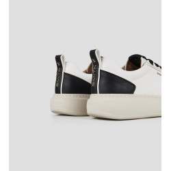 Sneaker Alexander Stone Uomo in bianco e tallone nero7010WBK/06