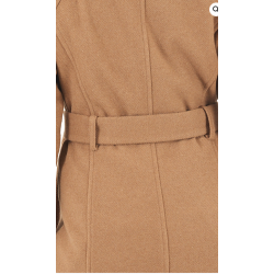 yeszee cappotto donna doppiopetto con gilet staccabile