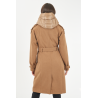yeszee cappotto donna doppiopetto con gilet staccabile