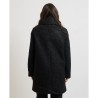 cappotto donna yes zee in boucle nero donna