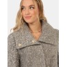 cappotto donna yes zee in boucle grigio donna
