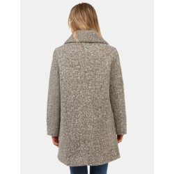 cappotto donna yes zee in boucle grigio donna