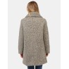 cappotto donna yes zee in boucle grigio donna