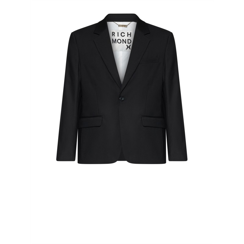 Giacca monopetto Richmond nero