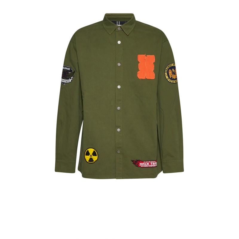 CAMICIA Richmond NIKAIA UMP26154CA HB GREEN