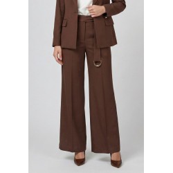 Markup tailleur  misto viscosa cacao