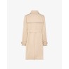 Trench in cotone doppiopetto beige