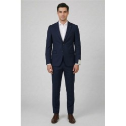 Markup abito monopetto blu