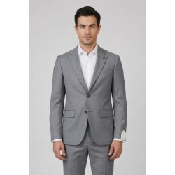 Markup abito monopetto grigio