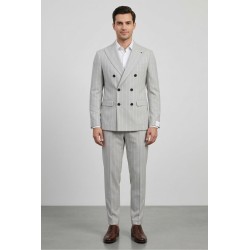 Markup abito gessato in...