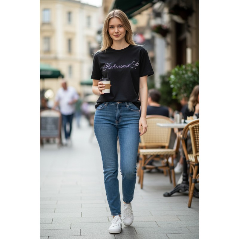 JOHN RICHMOND T-shirt Donna BLACK- UWP26279TS