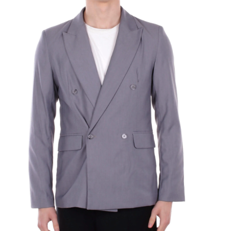 Giacca doppiopetto Richmond grey