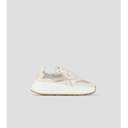 Sneaker donna Alexander Smith Horizon Donna in rip-stop semi-trasparente beige e dettagli in pelle