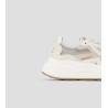 Sneaker donna Alexander Smith Horizon Donna in rip-stop semi-trasparente beige e dettagli in pelle