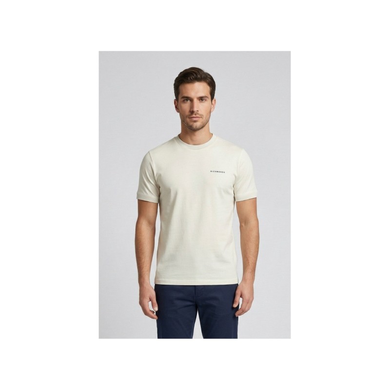John Richmond t-shirt in misto cotone Respir ump26076ts white