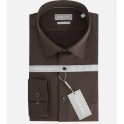 Michael Kors uomo Camicia Performance cioccolato