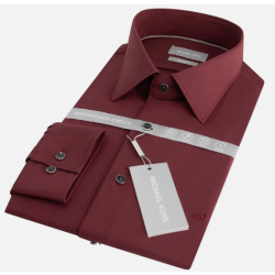 Michael Kors uomo Camicia Performance burgundy