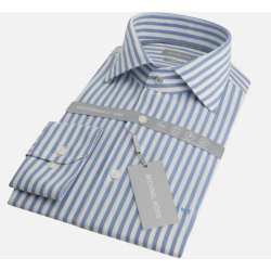 Camicia Uomo michael kors MK0DS01680-blu-light