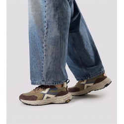 Sneaker Alexander Smith Horizon Uomo marrone e ripstop sabbia