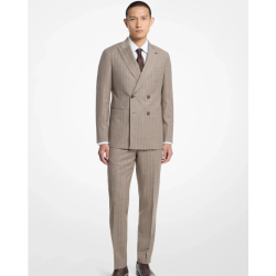 Blazer in flanella di misto...