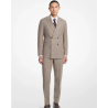 Blazer in flanella di misto lana a righe