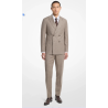 Blazer in flanella di misto lana a righe