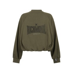 Felpa cardigan Richmond UWA26029FE GREEN