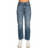 CALVIN KLEIN JEANS JEANS HIGH RISE STRAIGHT ANKLE DONNA