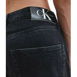 Calvin Klein mod Dad Jeans Nero Crop Uomo