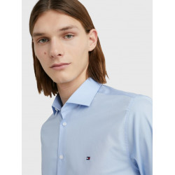 Camicia Tommy Hilfiger in popeline azzurro